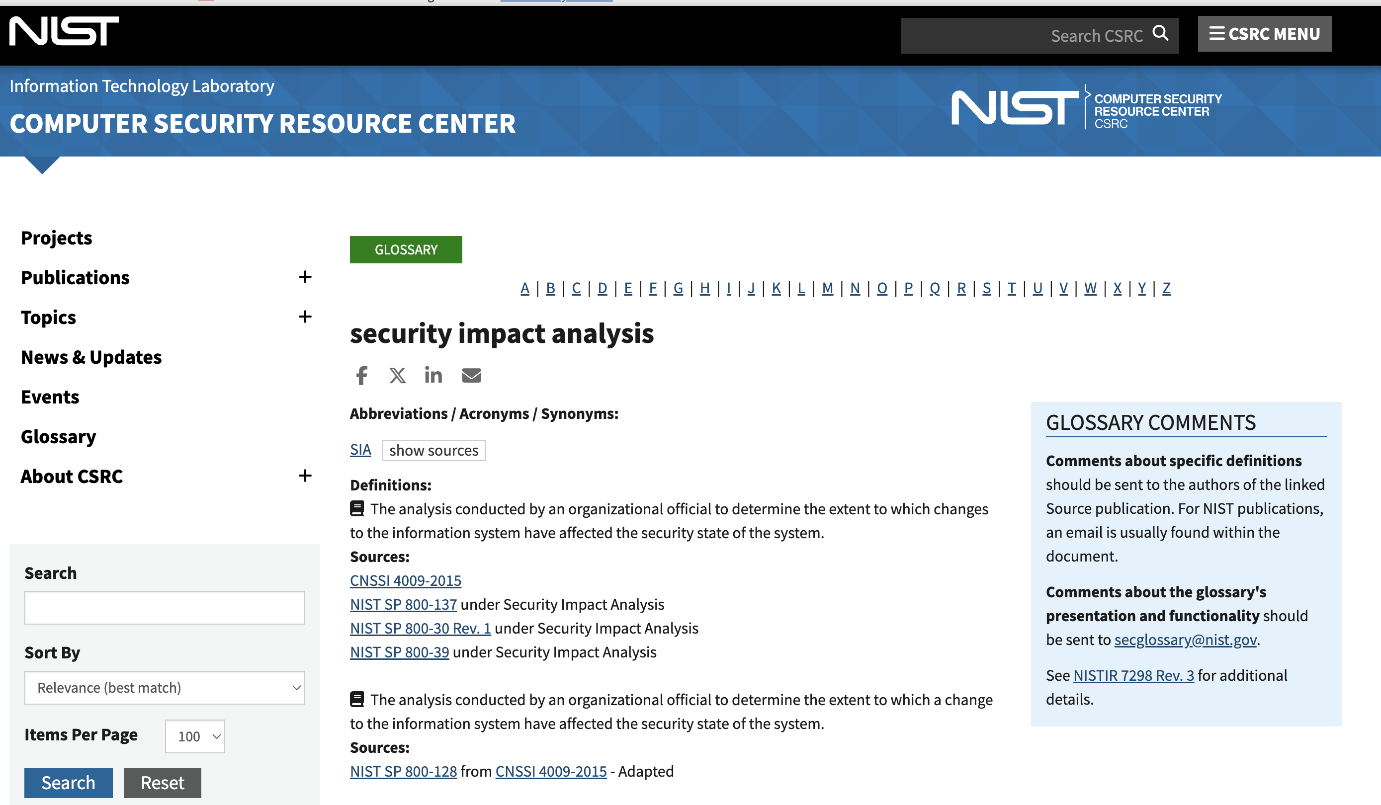 Security Impact Analysis